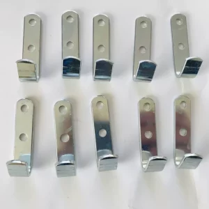 10x Flachhaken für PKW Anhänger Planenhaken Netzhaken 53x13x20mm verzinkt