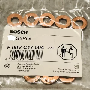 6x Dichtring Kupferscheibe f. Injektor BOSCH F00VC17504 für BMW FIAT FORD VW IVECO OPEL Peugeot Citroen