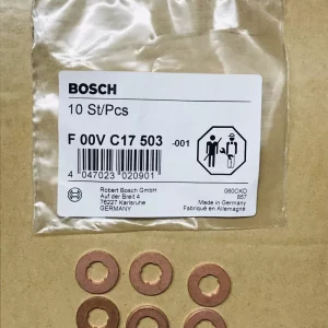 6x Dichtring Kupferscheibe f. Injektor BOSCH F00VC17503 für BMW FIAT FORD Mercedes OPEL Peugeot Citroen