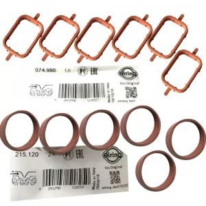 ELRING Dichtungs Satz Ansaugbrücke für BMW 525D 530D 535D 5er E60 E61 X3 X5 Drallklappen M57 Motor
