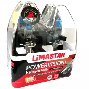 H1 XENON LOOK 6000K 12V 55W Halogen Birnen SUPER WHITE - Limastar