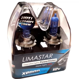 H7 XENON Look Lampen 6000K XXL Powervision Upgraded Lights SUPER WHITE - Limastar Luminova