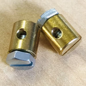 Lötnippel Schraubnippel für Rundlitze Drahtseil Stahlseil, Bohrung 2,5mm