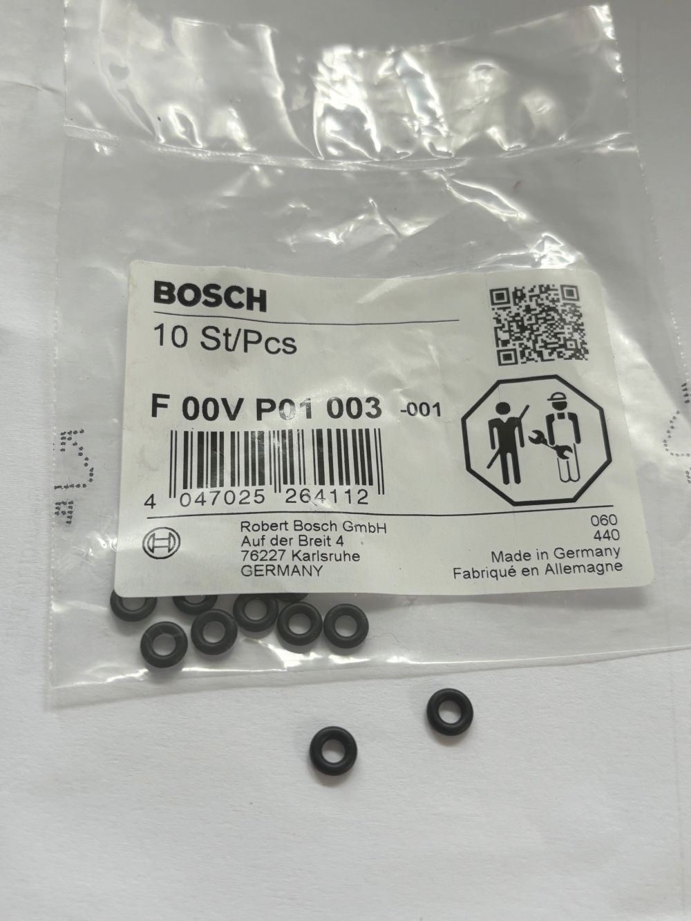 6x sealing ring O-ring injector Bosch F00VP01003 BMW 13537794553 B47 B57 N47 engine...