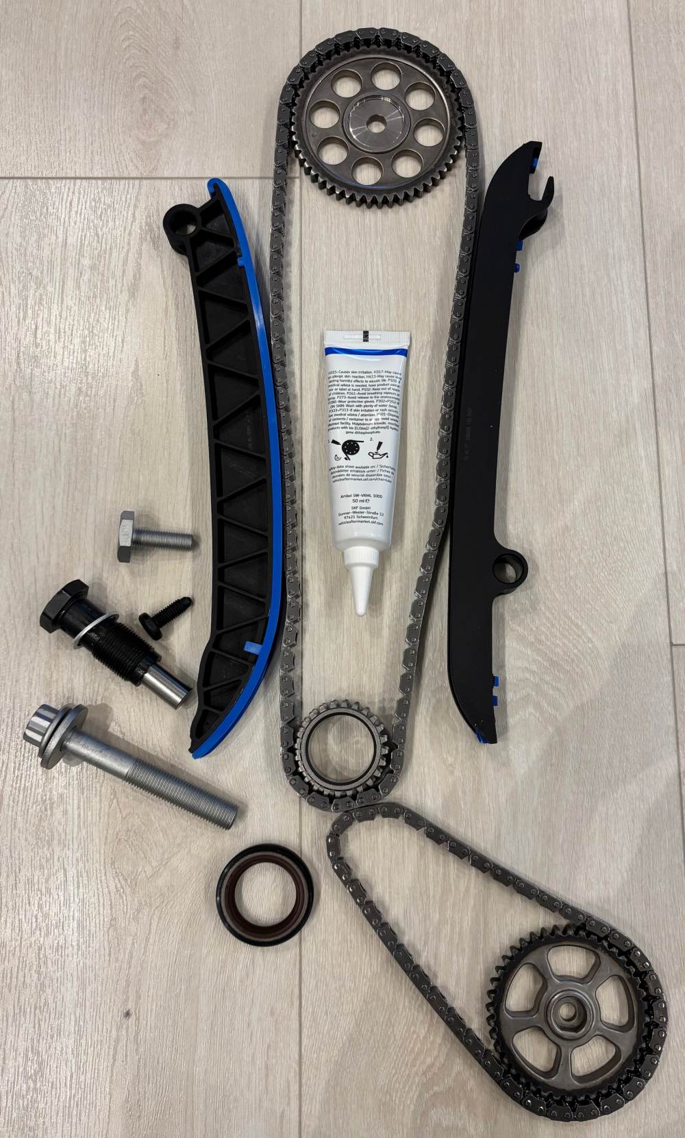 SKF Steuerkettensatz für VW 1.2 TSI 1.2 TFSI 86PS 90PS 105PS CBZA CBZB – Bild 4