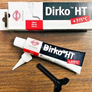 Dichtmasse Dirko HT schwarz 70ml Silikondichtung 315°C Ölwanne Getriebe Motor