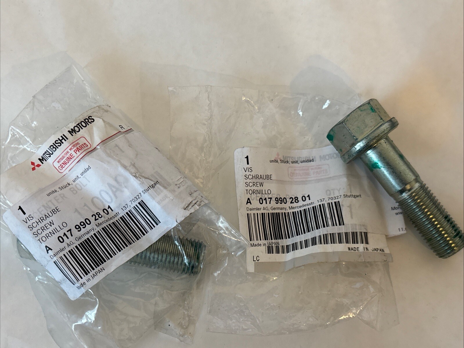 Schraube Für SMART 451 MHD Riemenscheibe A 017 990 28 01 Kurbelwelle TS Scheibe – Bild 2