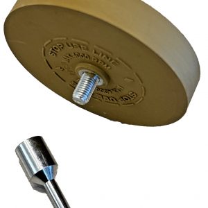 Radierscheibe Ø85mm Aufkleber Folienradierer Kleberest Entferner Klebeentferner