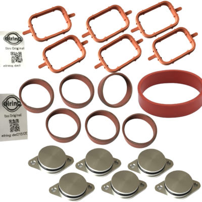 Drallklappen Dichtungs Satz BMW 525D 530D 535D E60 E61 X3 X5 M57 M57N Elring AGR
