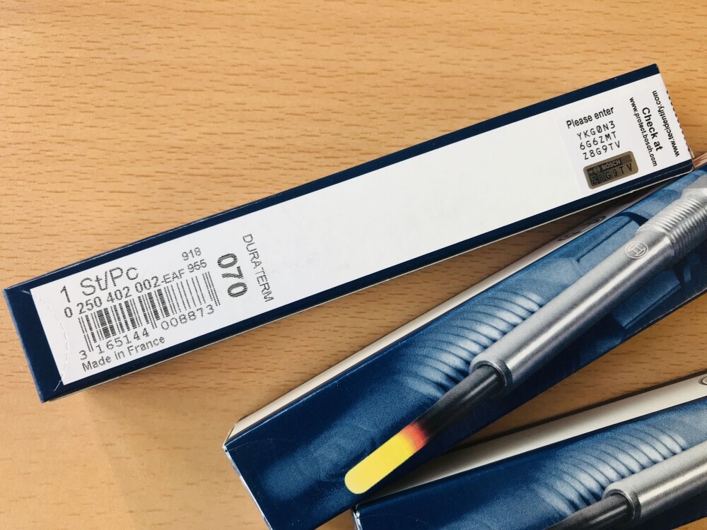 1xBOSCH Duratherm Glühkerze 0250402002 f. BMW M47 M57 BMW Nr. 12237786869 3 5 7