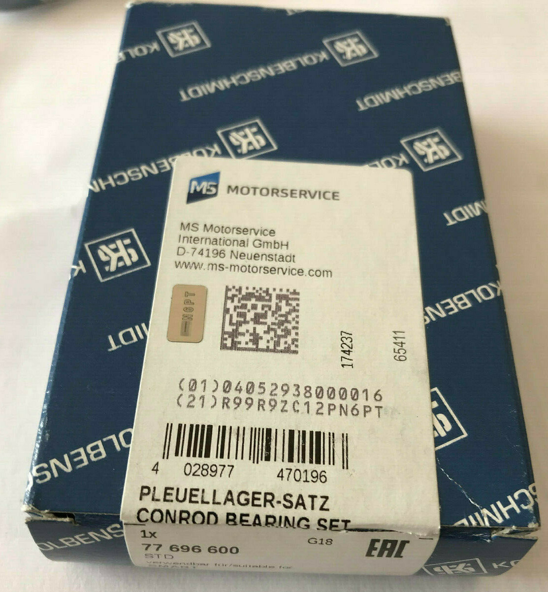 Pleuellager Satz STD Kolbenschmidt 77696600 für SMART 599ccm 698 0.6 0.7 Fortwo – Bild 3