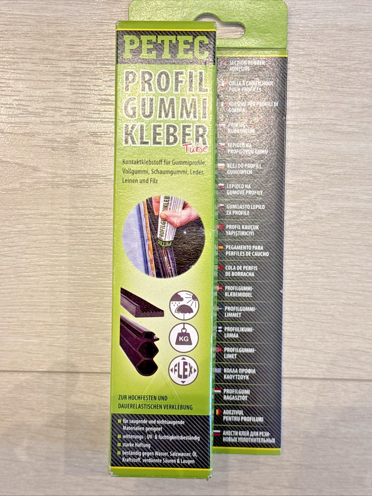 PETEC Gummikleber Kunststoff Klebstoff 93870 Türgummi Dichtung 70ml – Bild 3