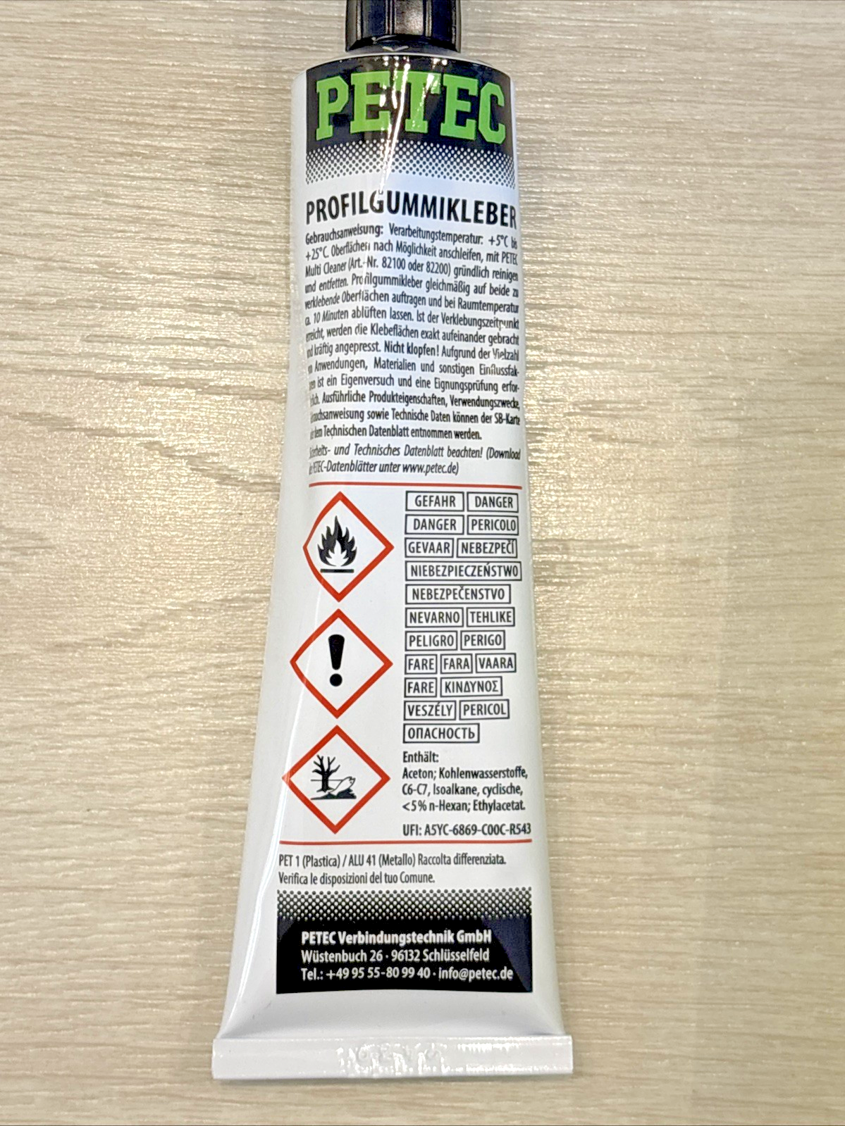 PETEC Gummikleber Kunststoff Klebstoff 93870 Türgummi Dichtung 70ml – Bild 9