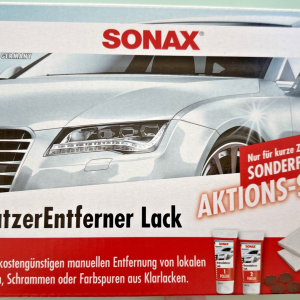 SONAX Kratzer Entferner Lack Kratzer Entferner Reparatur Set Politur Finish NEU