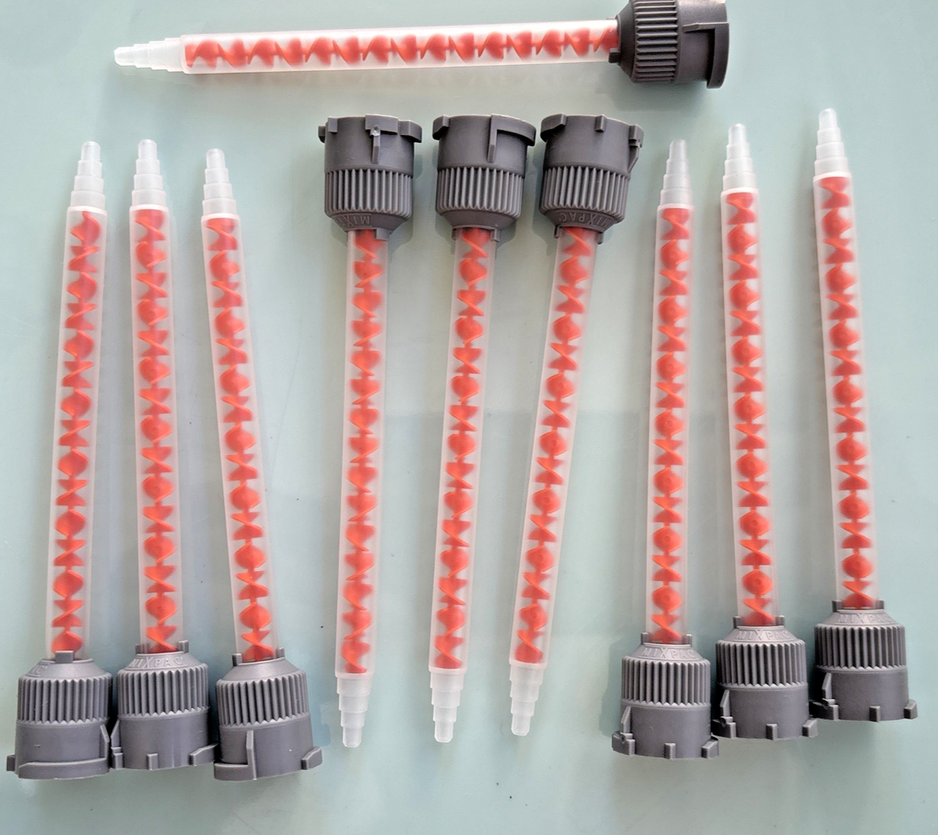 10x Mischdüsen Statikmixer für 50 ml 2K-Kartuschen 10:1 Zweikomponentenkleber