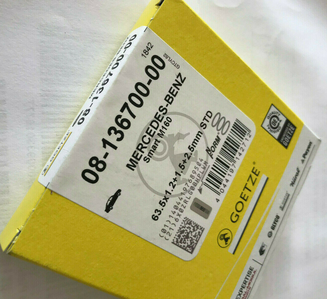 Set de Segments de Piston pour Smart 698ccm Jeu 66,5mm Std Idole 08-427100-00 – Bild 4