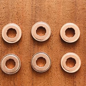 6x Gasket for Injector Bosch F00VC17503 F BMW Fiat Ford Mercedes