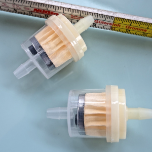 2x Benzinfilter Kraftstofffilter 6mm für Motorrad Moped Roller Auto Rasenmäher