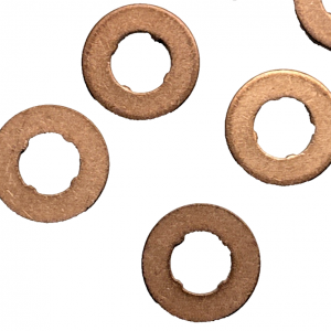 4x Diesel Injektor Scheibe Dichtung Vgl. Bosch F00VP01004 für JAGUAR VOLVO KIA