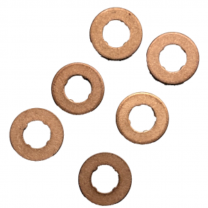 6x Diesel Injektor Scheibe Dichtung Vgl. Bosch F00VP01004 für VW AUDI PORSCHE V6