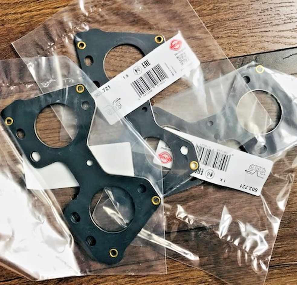 2x Abgaskrümmer Dichtungssatz für BMW N47 B47 Motor 1er 3er 5er ELRING 503.721 – Bild 2