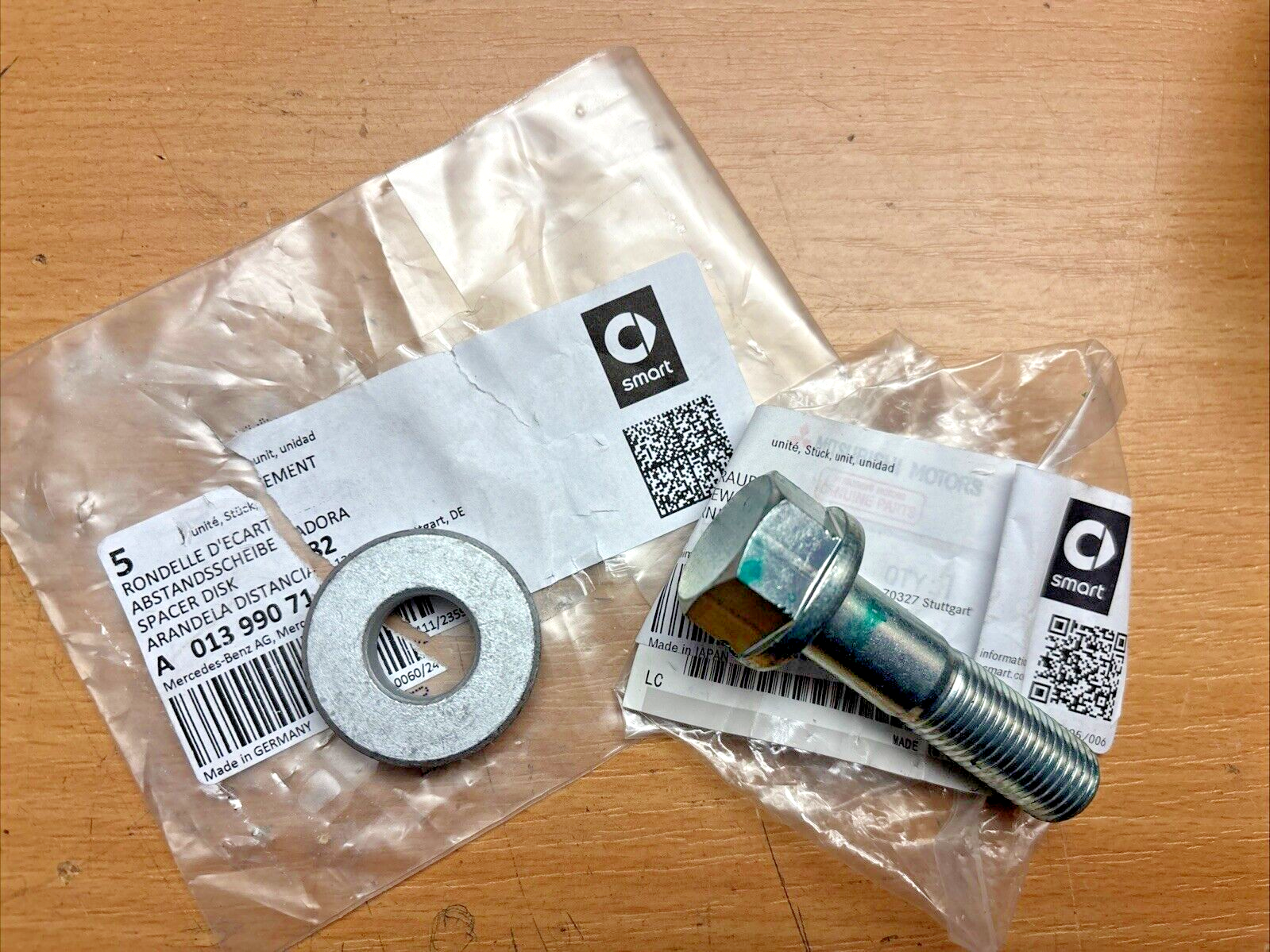 Für SMART 451 MHD Riemenscheibe Schwingungsdämpfer A1320300568 Schraube + Riemen – Bild 4