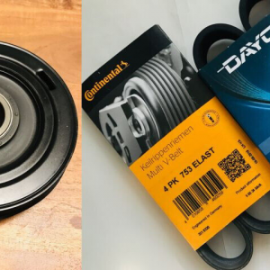 Für SMART 451 MHD Riemenscheibe Schwingungsdämpfer A1320300568 inkl. Riemen Set