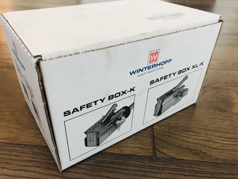 Diebstahlschutz SafetyBox mit Schloss Kastenschloss Diebstahlsicherung Wohnwagen