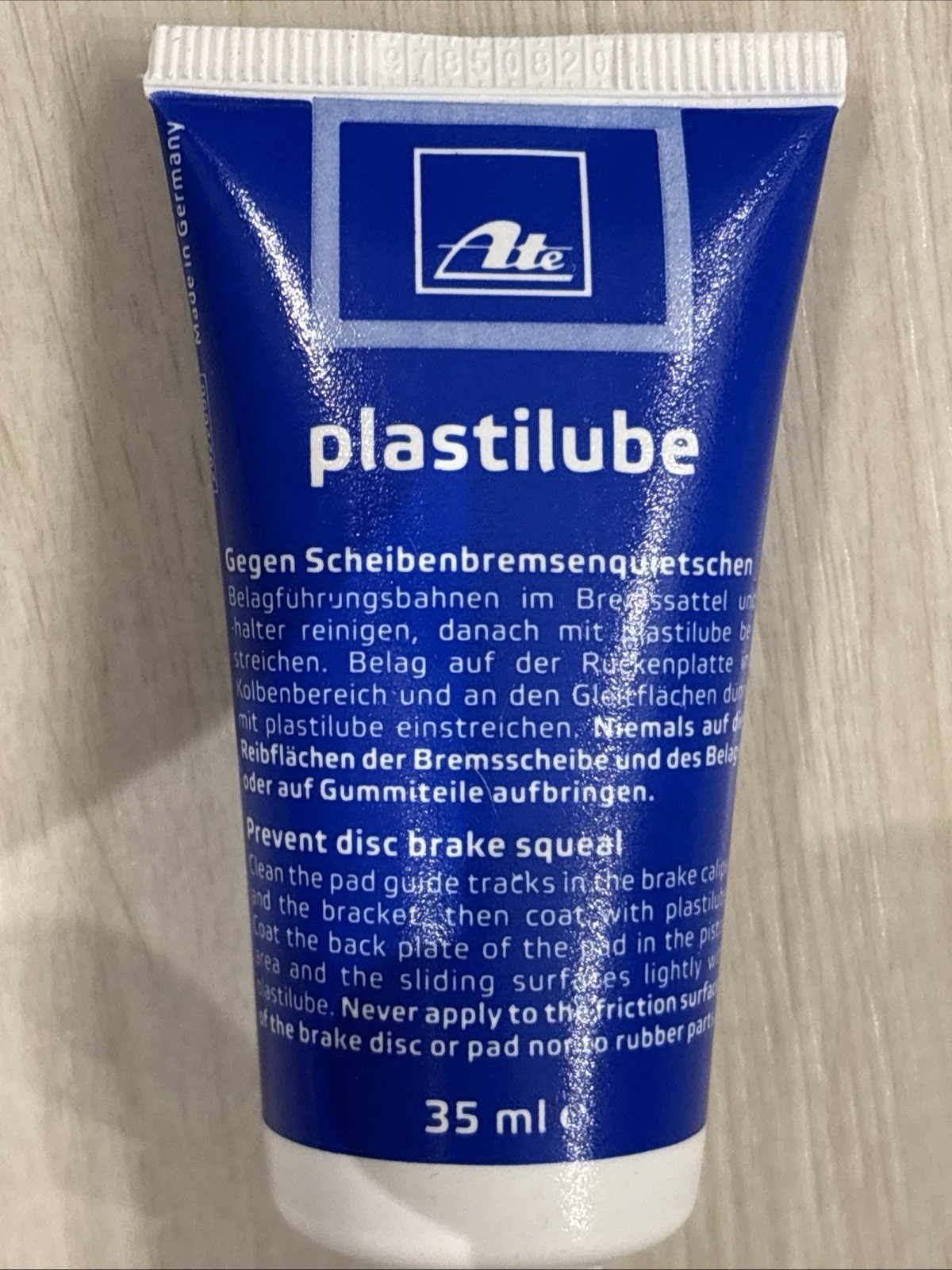 ATE Plastilube 35ml Bremsen Anti Quietschpaste Paste Bremenpaste Schmierstoff 25,69/100ml – Bild 3