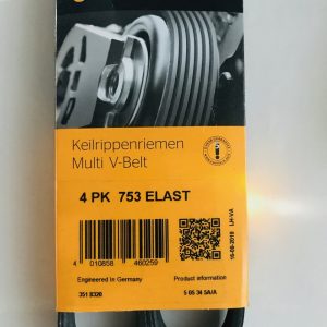 Keilriemen f. Smart 451 f. Klimakompressor 999ccm 4PK753 Smart 451 Fortwo Cabrio