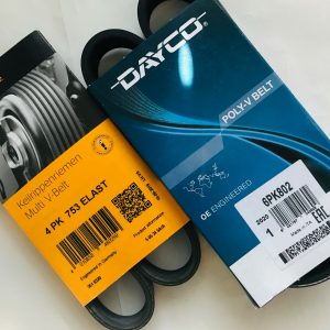 Set: Riemen f. Smart 451 MHD für Generator Wasserpumpe Klimakompressor 999ccm