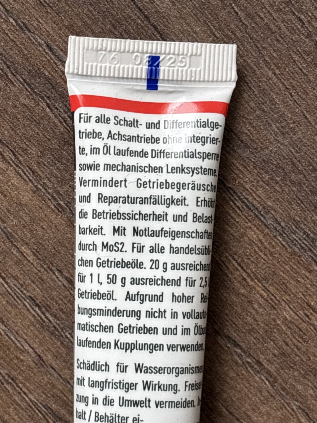 LIQUI MOLY Getriebeöladditiv 1040 MoS2 Getriebe Öl Zusatz Verschleissschutz 20g – Bild 4