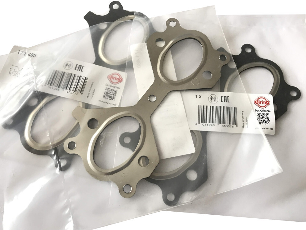 3x Elring 171.480 Abgas Krümmerdichtung für BMW 525D 530D 535D E60 E61 M57N 3 5 7 – Bild 2