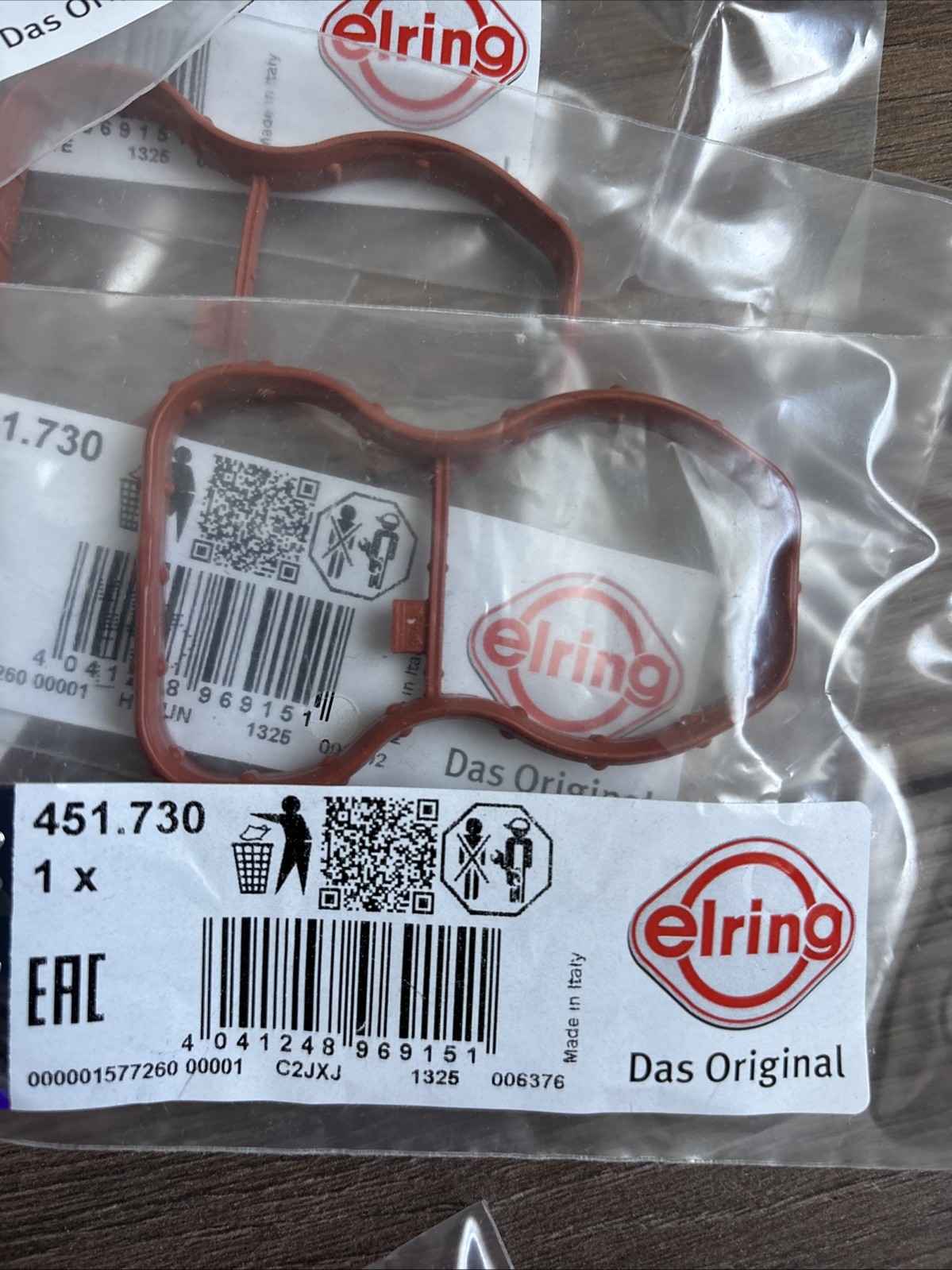 6x ELRING Dichtungssatz Ansaugbrücke für BMW N57 D30 BMW 11618507335 451.730 – Bild 4