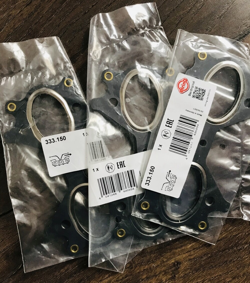3x Elring Abgas Krümmerdichtung für BMW 11 62 7 799 728, E71 E91 E60 E61 M57N2