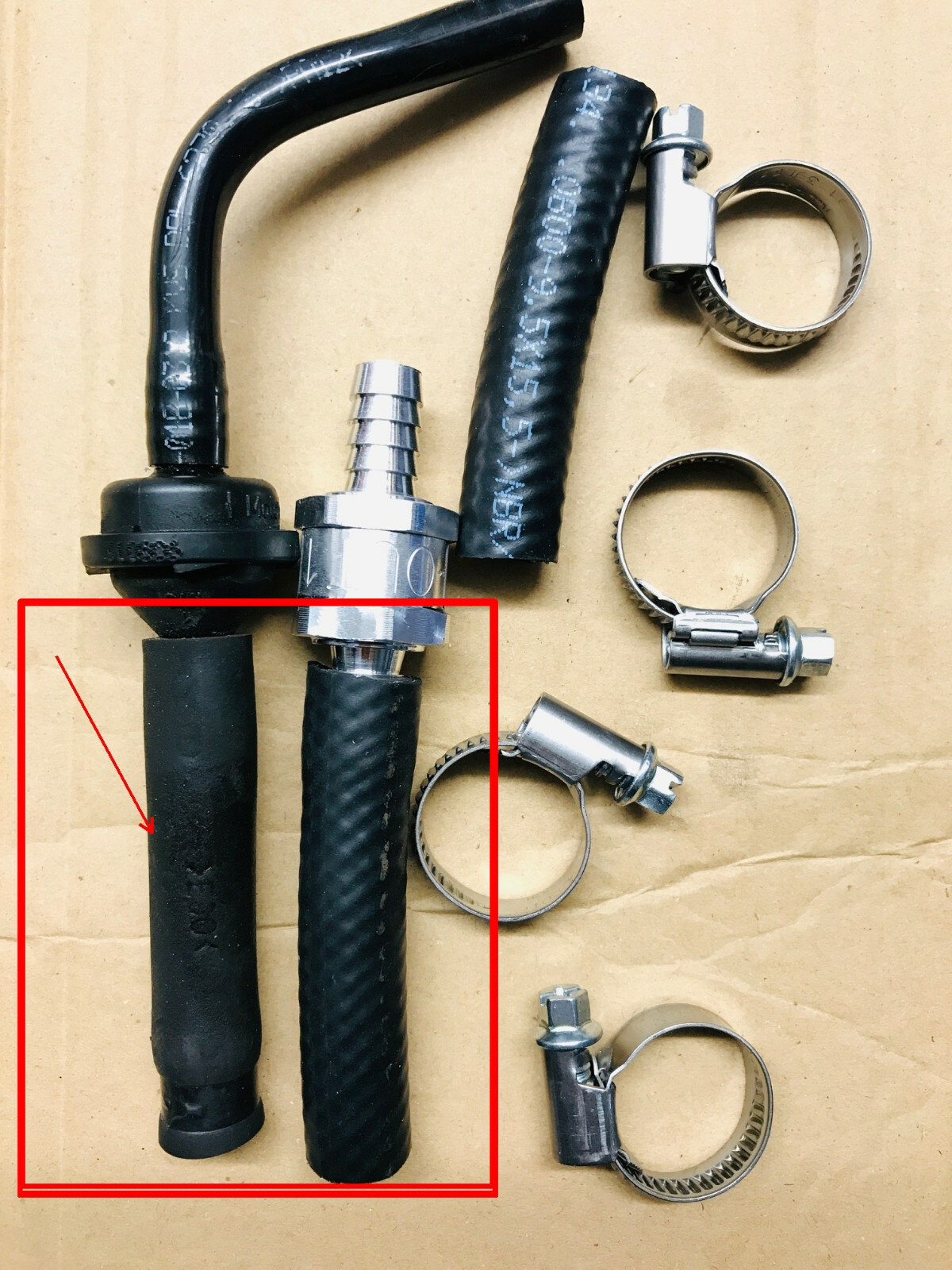 Schlauch für Smart 450 Teillastventil Teillastentlüftung Motorentlüftung 599 698