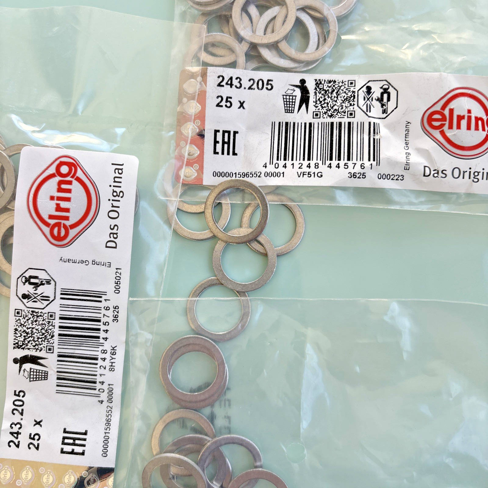 Dichtring Ölablassschraube M14x20x1,5 ELRING für VW Audi MAZDA NISSAN OPEL RENAULT Chevrolet Suzuki Mercedes – Bild 5