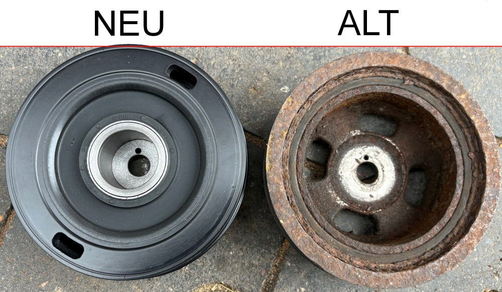 Für SMART 451 MHD Riemenscheibe inkl. Schraube Scheibe Teilenummer A1320300568 – Bild 4
