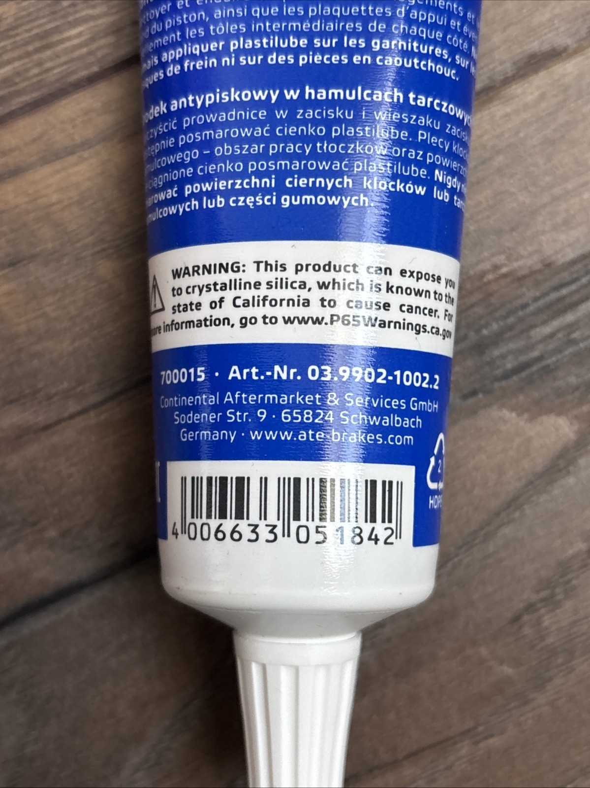 ATE Plastilube Dauerschmierstoff Bremsenfett 75ml Scheibenbremse 17,26Eur/100ml – Bild 6