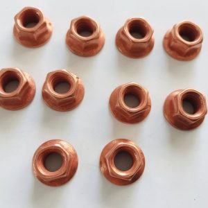 12x Mutter M8 x 1,25mm SW12 für BMW M57 Motor Abgaskrümmer selbstsichernd