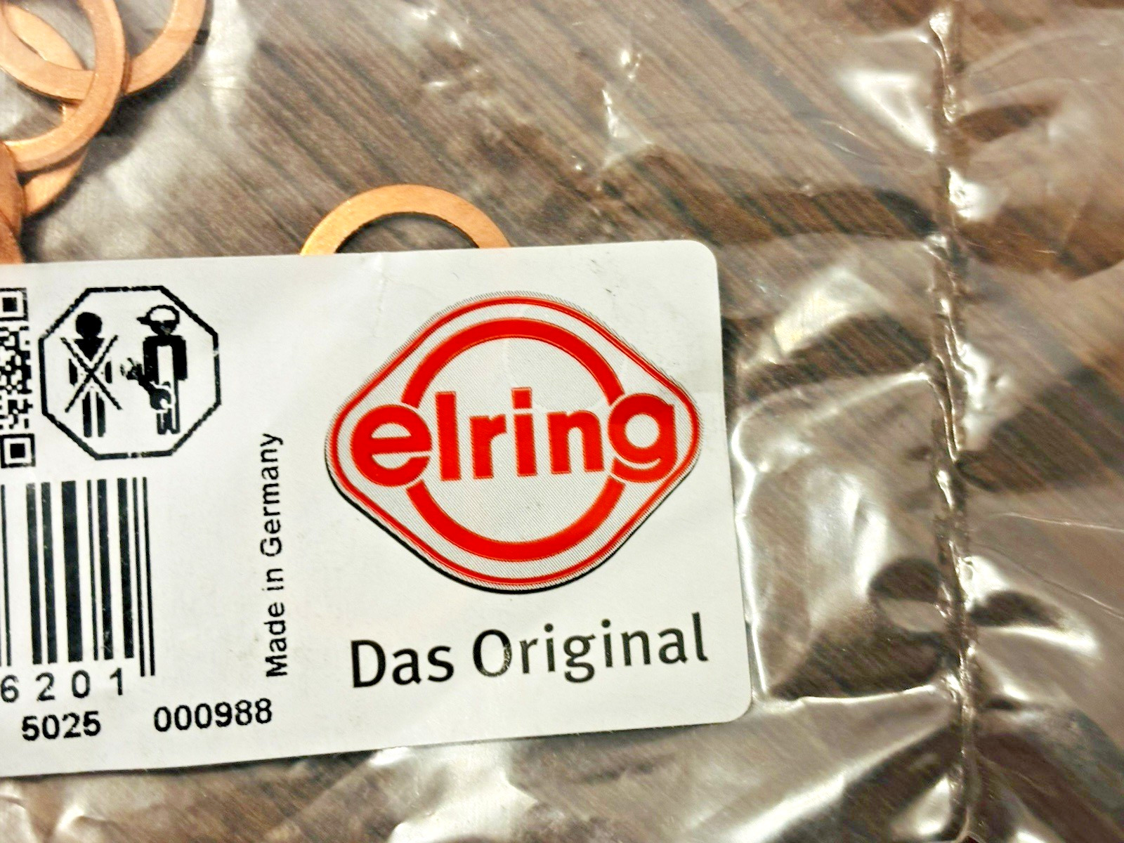 Kupferdichtring Ölablassschraube M12x17x1,5 ELRING 110.906 BMW Mercedes MINI – Bild 3