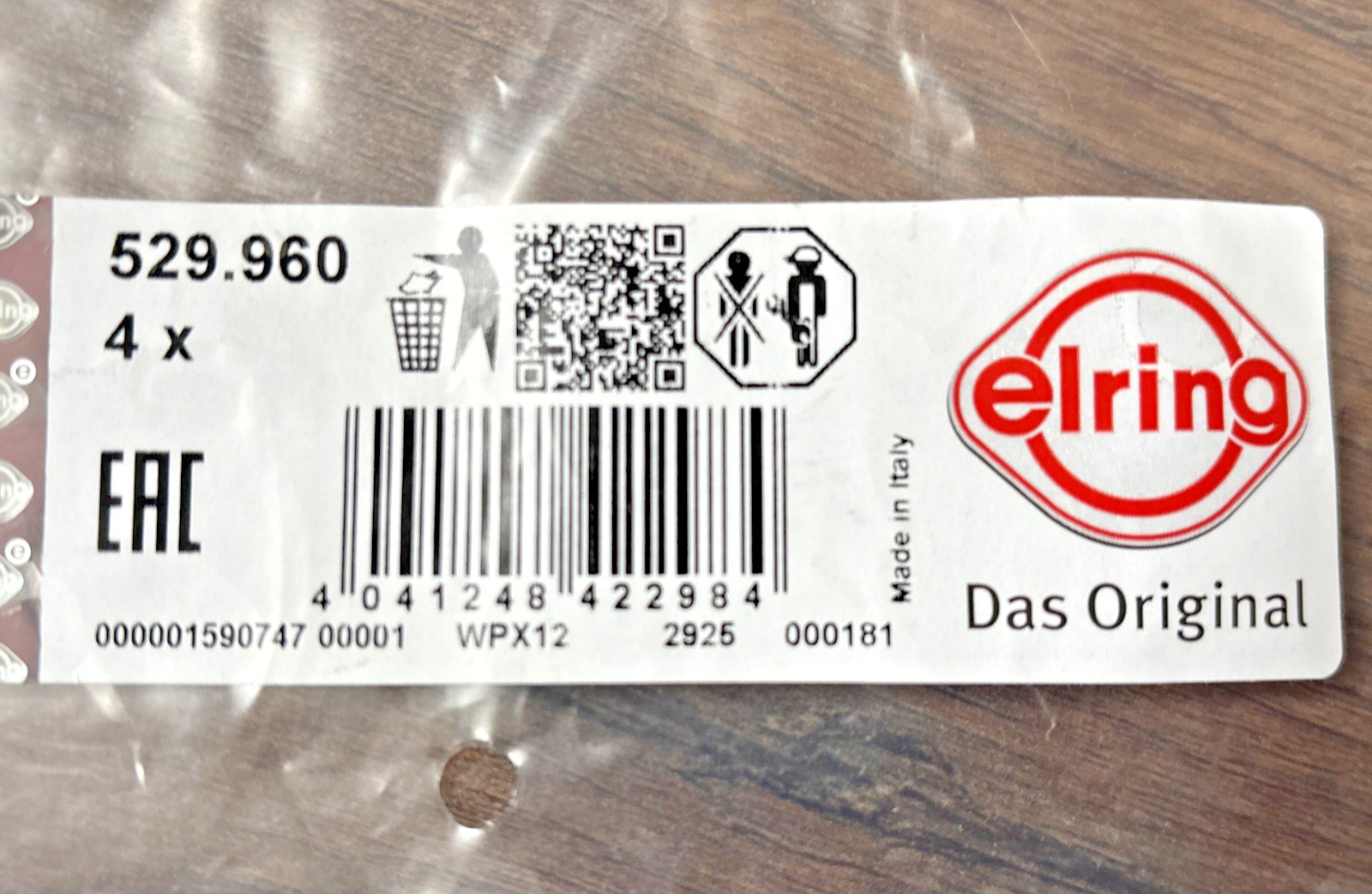 4x ELRING 529.960 Dichtungs Satz Ansaugbrücke für BMW N47 Motor BMW 11617801438 – Bild 3