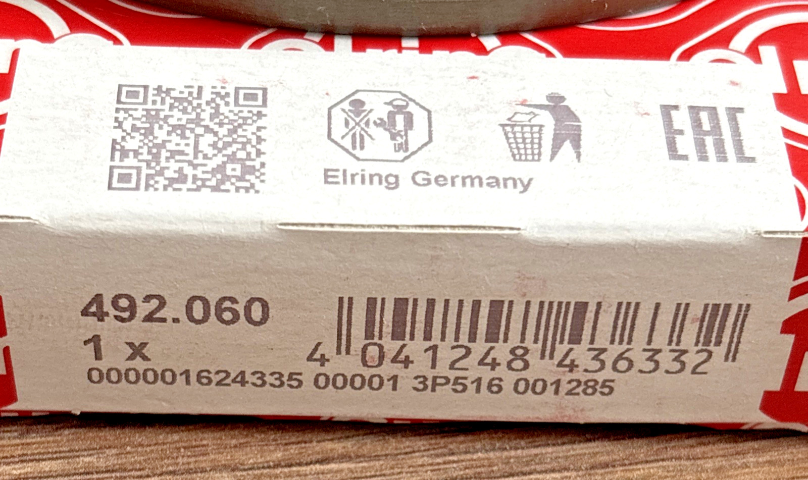 Wellendichtring Kurbelwelle Riemenscheibe ELRING 492.060 f. BMW N47 B47 N57 B57 – Bild 2