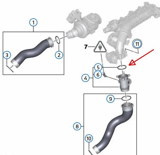ELRING 427.220 Dichtung Ansaugkrümmer für BMW N47 N57 Motor BMW 11 61 8 509 400 – Bild 5