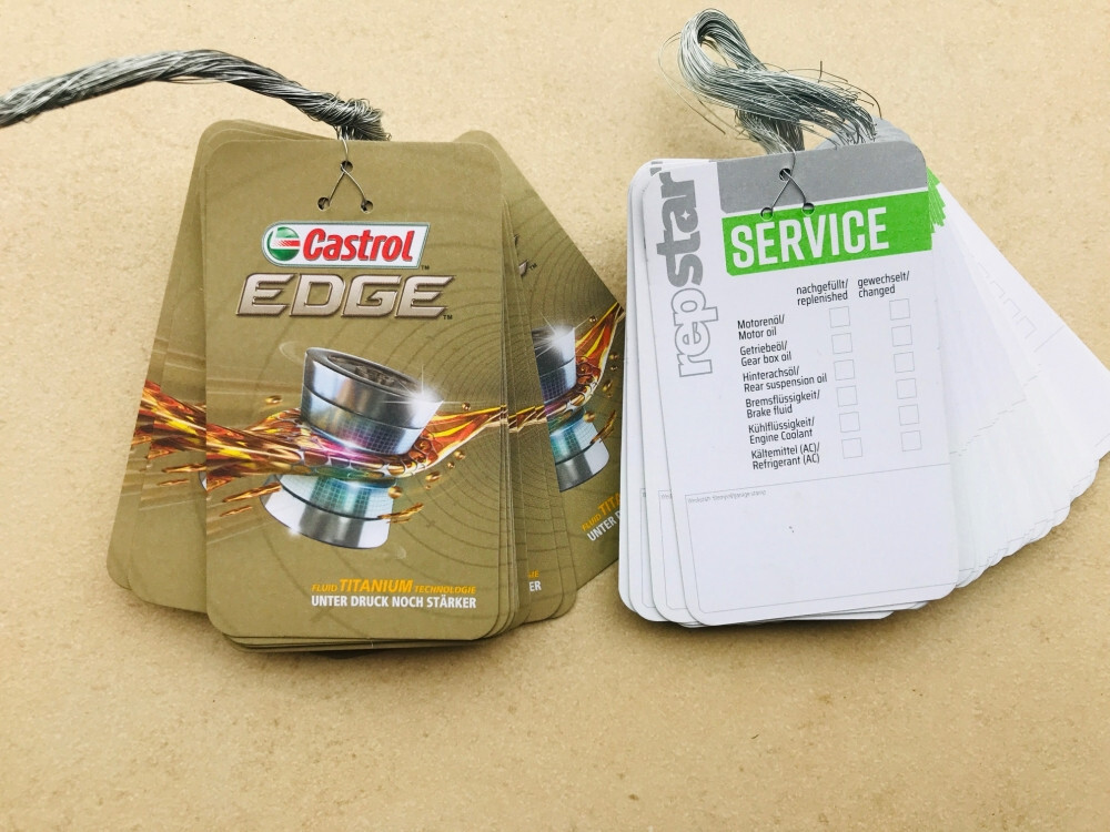 Ölzettel Ölwechselanhänger Serviceanhänger Liqui Moly Aral Repstar MPM – Bild 16