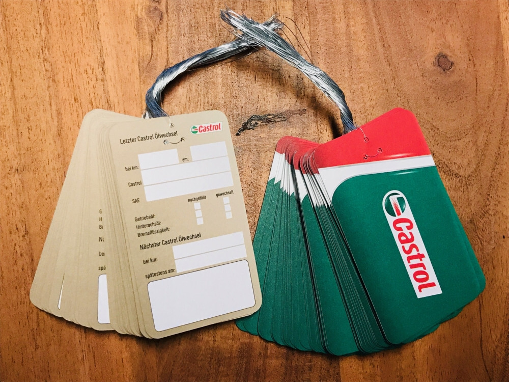Ölzettel Ölwechselanhänger Serviceanhänger Liqui Moly Aral Repstar MPM – Bild 6